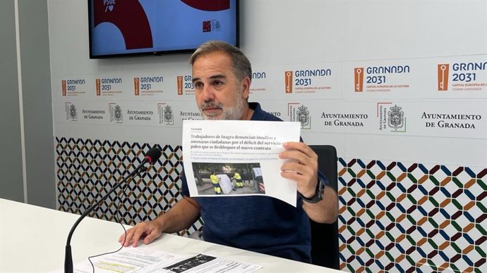 El concejal del PSOE de Granada Jacobo Calvo