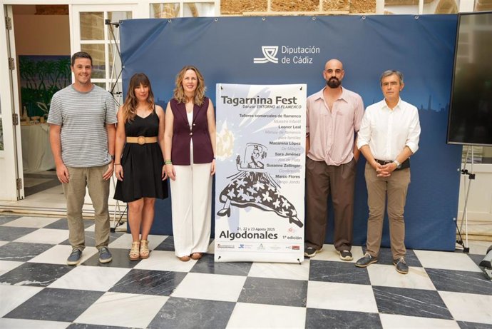 Vanesa Beltrán en la presentación del Tagarnina Fest de Algodonales.