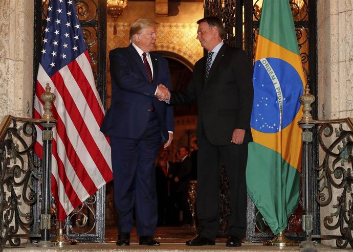 Archivo - Donald Trump y Jair Bolsonaro (archivo)