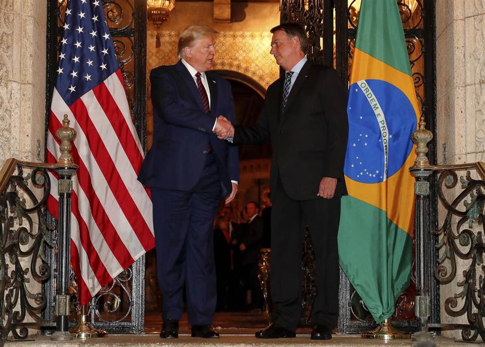 Archivo - Donald Trump y Jair Bolsonaro (archivo)