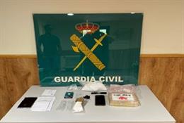 Detenido un vecino de O Barco interceptado con 150 gramos de cocaína ocultos en su ropa