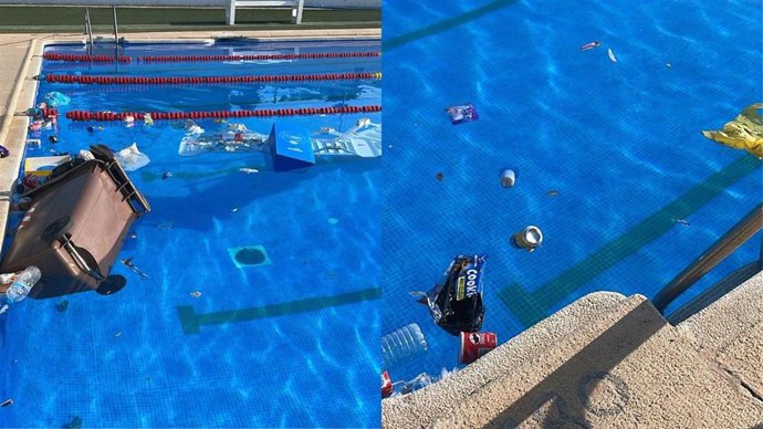 Actos vandálicos registrados en la piscina municipal de Banyeres de Mariola (Alicante)