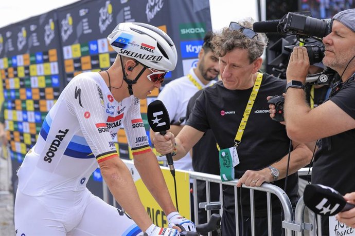 Tim MERLIER Soudal Quick-Step, during the Tour de France 2025, UCI WorldTour cycling event, Stage 1, Lille Métropole - Lille Métropole (184,9 Km) on 5 July 2025 in Lille, France - Photo Stefano Cavasino / DPPI