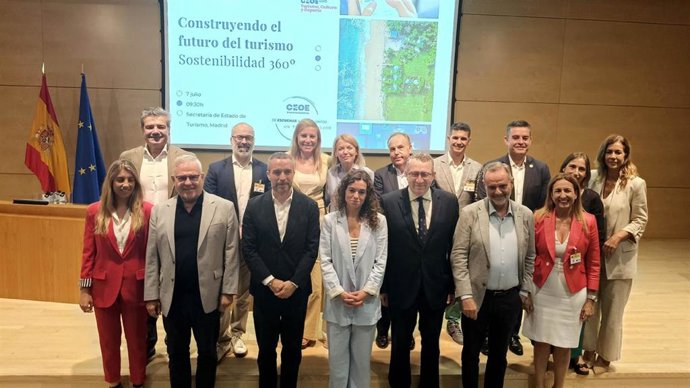 Imagen de la jornada celebrada en Madrid, a la que ha asistido el presidente de la Diputación de Alicante y alcalde de Benidorm (Alicante), Toni Pérez