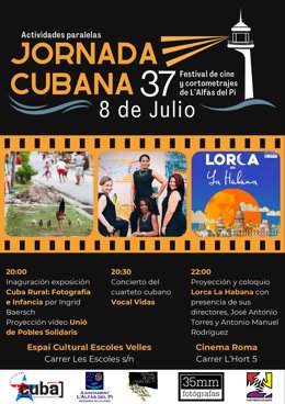 El Festival de Cine de l'Alfàs del Pi aborda este martes la cultura cubana con "propuestas solidarias"