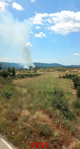 Incendio de Pinell de Solsonès (Lleida)