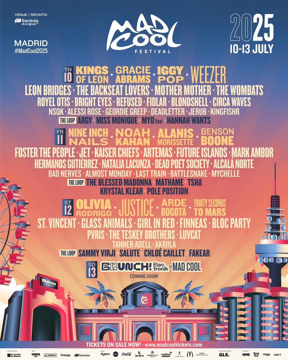 Archivo - Nine Inch Nails, Bad Nervers, Geordie Greep, Chloé Callet y Fingfishr se unen al cartel del Mad Cool 2025