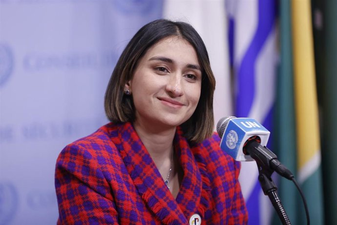 Archivo - La hasta ahora ministra de Exteriores de Colombia, Laura Sarabia