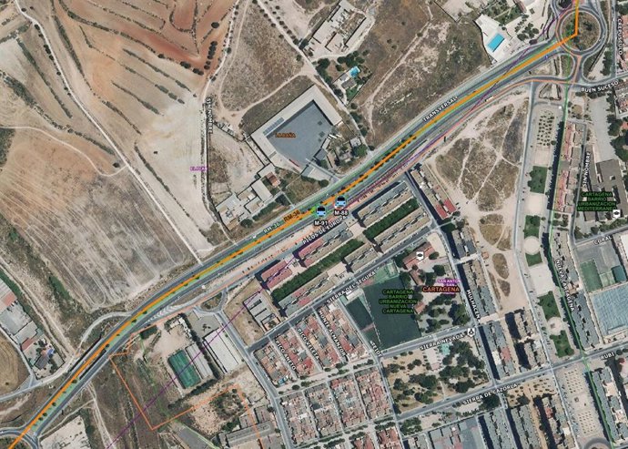 Lugar donde se ha producido el accidente