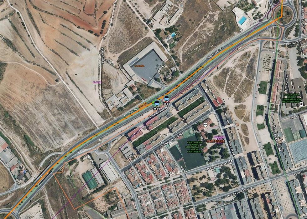 Lugar donde se ha producido el accidente