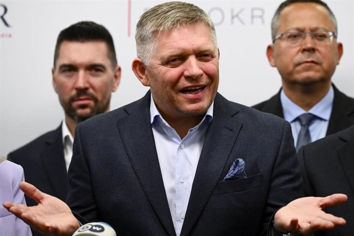 Archivo - El primer ministro de Eslovaquia, Robert Fico.