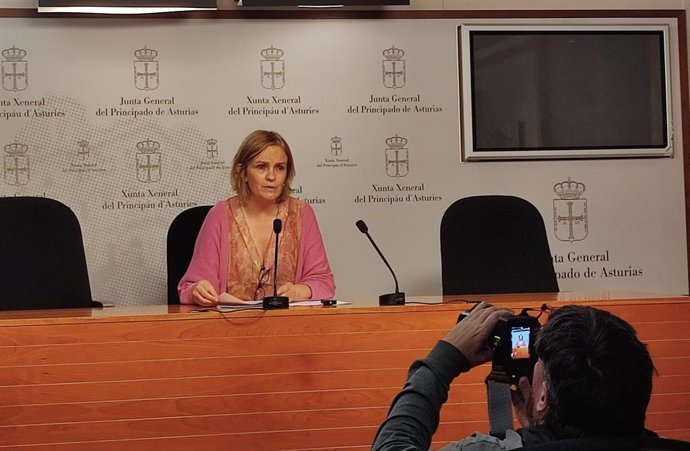 Archivo - La diputada del Grupo Mixto Covadonga Tomé.