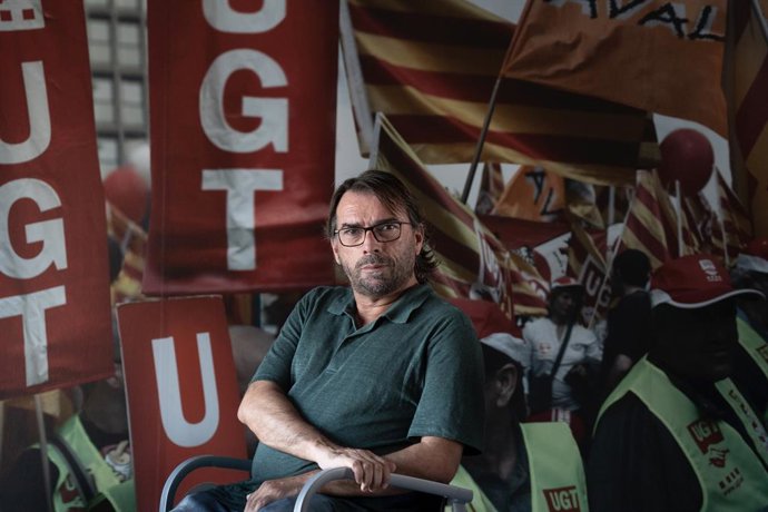 Archivo - El secretari general de la UGT Catalunya, Camil Ros