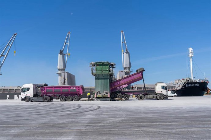 Muelle Ingeniero Juan Gonzalo del Puerto de Huelva.