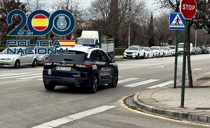 Coche patrulla de la Policía Nacional