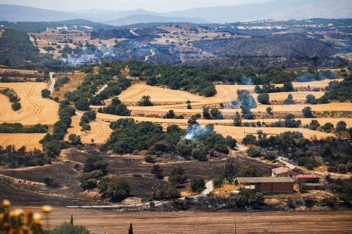 Restes d'un incendi