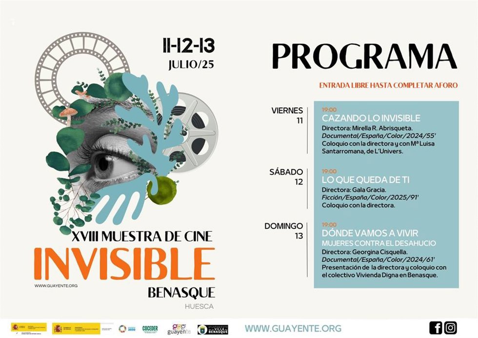 Al terminar las proyecciones se abrirá el coloquio entre el público y los miembros del equipo de las películas que asistan a la muestra.