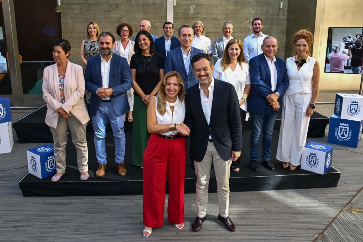 CC y PP, “orgullosos” de sus 2 años en el Cabildo de Tenerife, prometen mejor movilidad, más vivienda y atención social