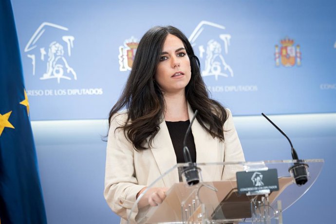 La portavoz de Vox en el Congreso, Pepa Millán, 
