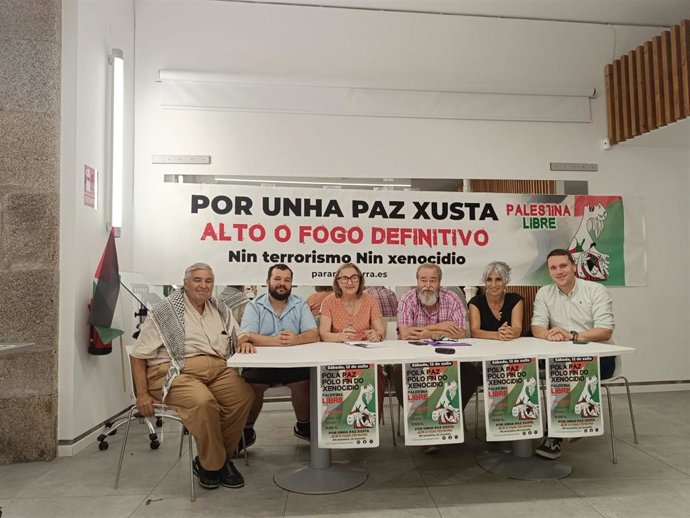 'Pararlaguerra.Es' Convoca Manifestaciones Este Sábado En 17 Localidades Gallegas Para Defender Una "Palestina Libre"