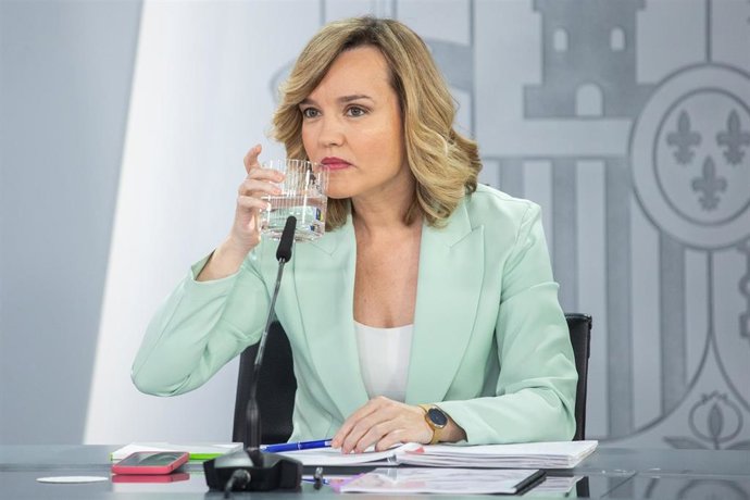 La Ministra de Educación y Formación Profesional de España y Portavoz, Pilar Alegría.