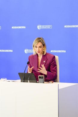 La portavoz del Gobierno Vasco, Maria Ubarretxena