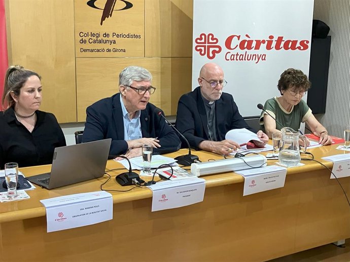 Presentación de la Memoria 2024 de las Càritas con sede en Catalunya