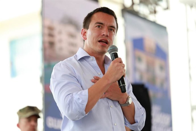 Archivo - El presidente de Ecuador, Daniel Noboa.