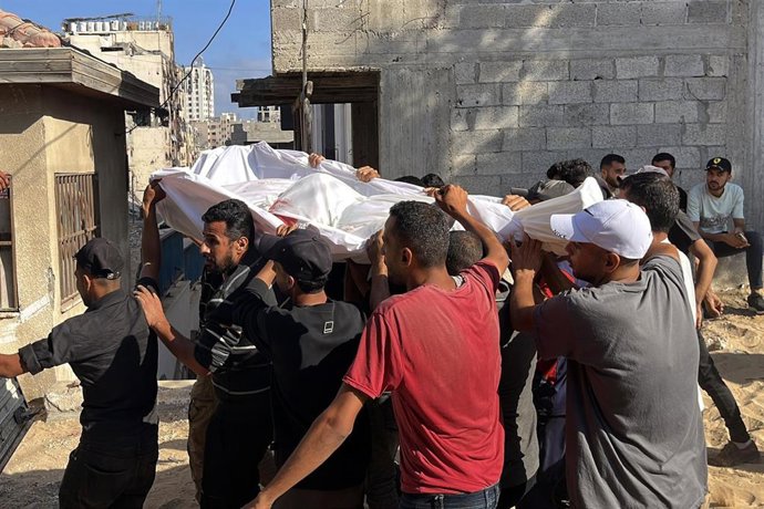 Imagen de archivo de un víctima de un ataque israelí en Gaza.