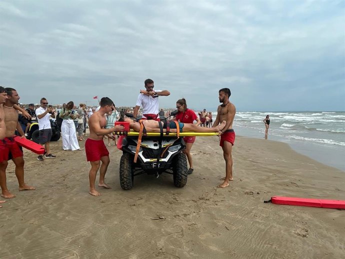 Imagen del simulacro