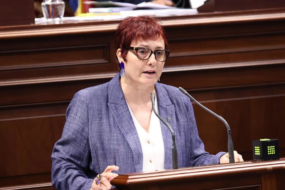 Archivo - La consejera de Bienestar Social del Gobierno de Canarias, Candelaria Delgado