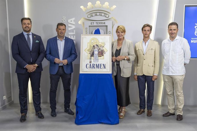 Presentación del cartel de las Fiestas del Carmen en Huelva.