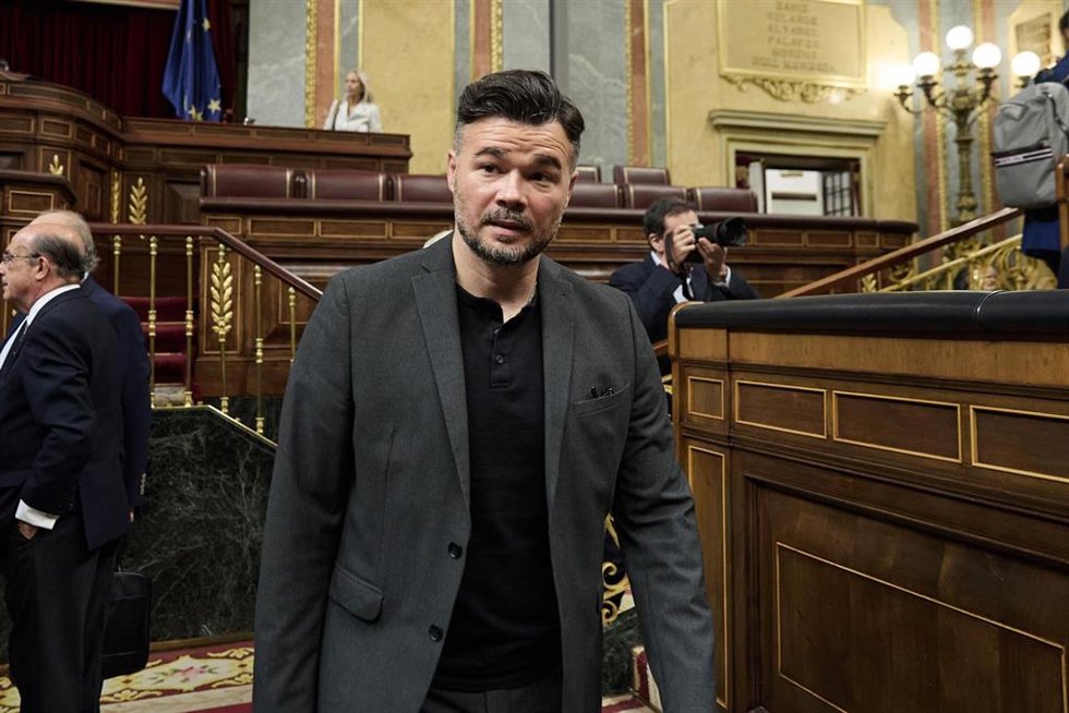 El diputado de ERC, Gabriel Rufián, a 25 de junio de 2025, en Madrid (España).