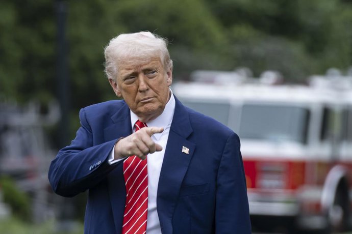 Archivo - Imagen de archivo del presidente de EEUU, Donald Trump.