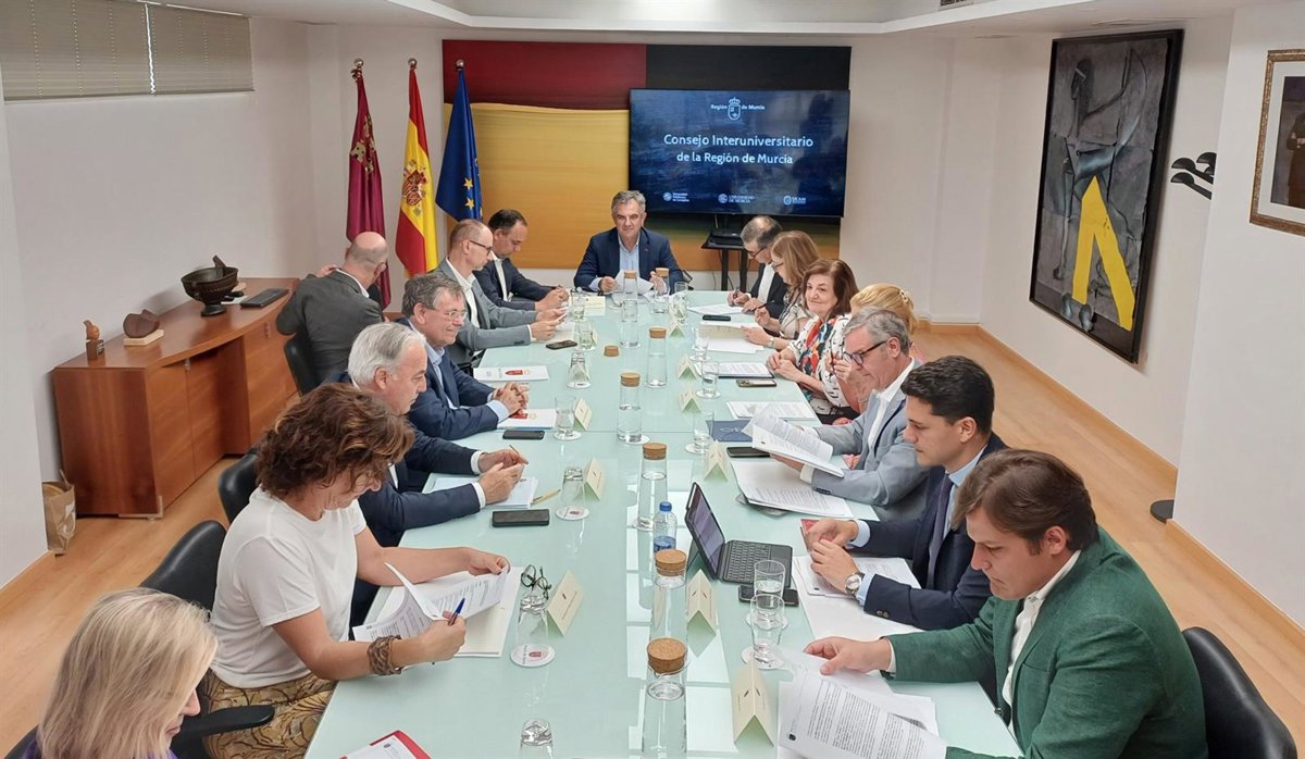 El Gobierno regional informa al Consejo Interuniversitario sobre la nueva Ley de Universidades de la Región de Murcia