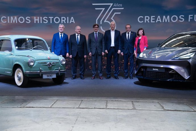 Archivo - Imagen del acto de celebración del 75 aniversario de Seat, en Fira de Barcelona, a 9 de mayo de 2025, en Barcelona, Catalunya (España).