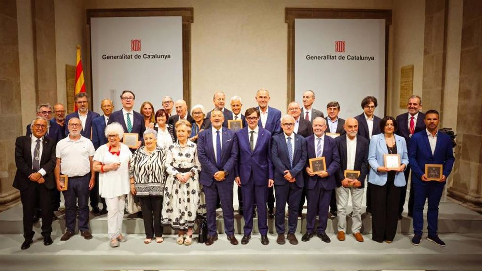 Acto de entrega de las Medalles i Plaques al Treball President Maci 2024