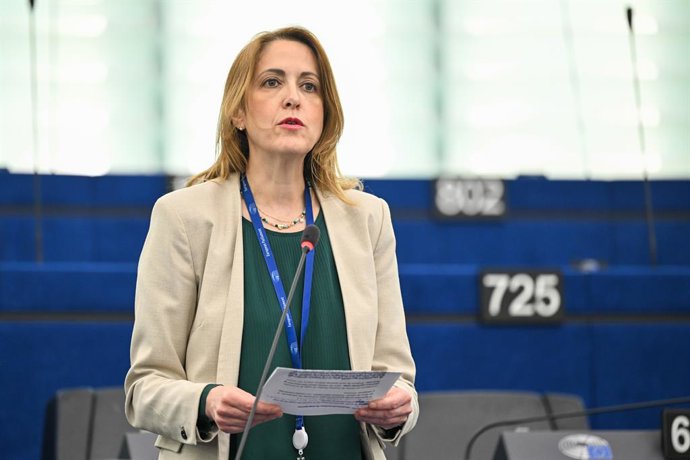 Archivo - La eurodiputada socialista Cristina Maestre