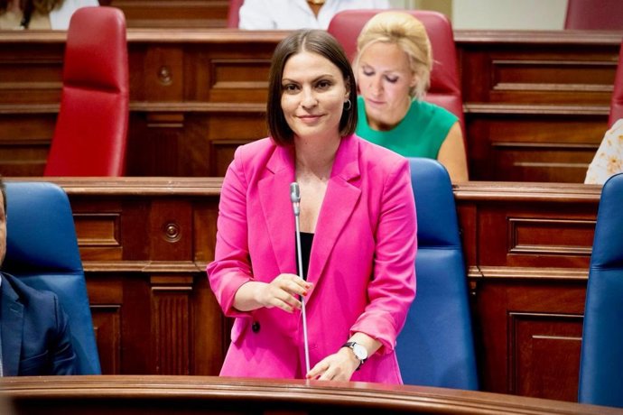 Archivo - La consejera de Universidades, Ciencia e Innovación y Cultura del Gobierno de Canarias, Migdalia Machín