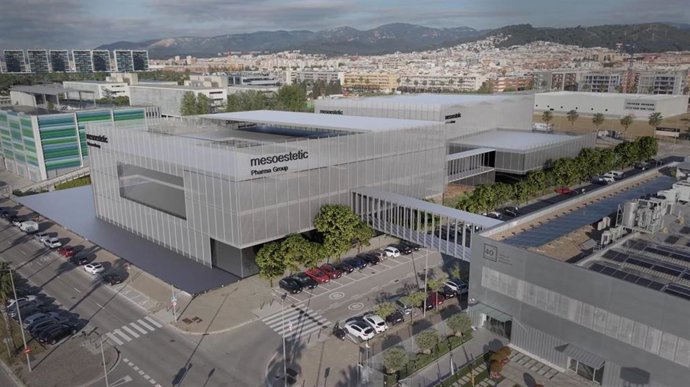 Vista proyectada del nuevo Mesoestetic Campus
