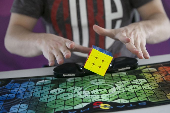 Archivo - Arquivo - Imagem de uma edição anterior do Iruña Rubik's Cube Open.