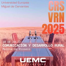 Archivo - Cartel del curso 'Comunicación y desarrollo rural' que celebrará la UEMC en Medina de Rioseco (Valladolid).
