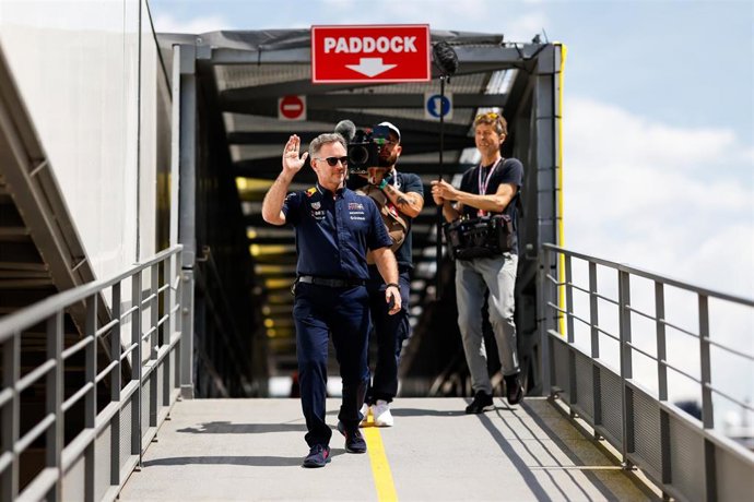 Archivo - El 'Team Principal' y CEO de Red Bull Racing, Christian Horner, en el GP de Mónaco 2025.