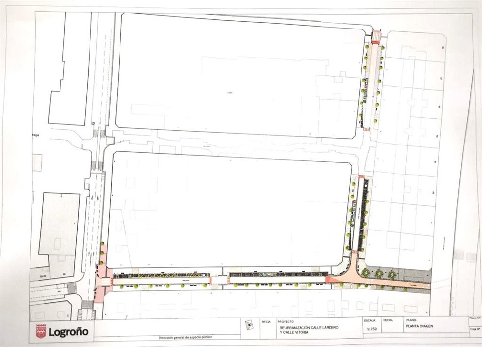 El Ayuntamiento prevé iniciar a final de octubre o noviembre las obras de reforma de las calles Vitoria y Lardero