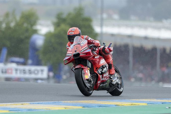 Archivo - Marc Márquez durante un Gran Premio del Mundial de Motociclismo de 2025