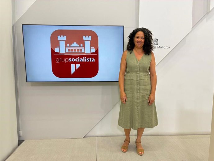 La portavoz del Grupo Socialista en el Consell de Mallorca, Catalina Cladera