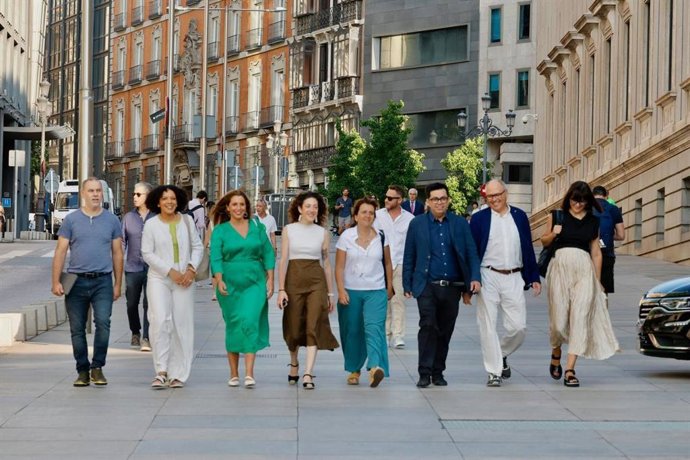 Miembros de los Comuns en el Congreso.