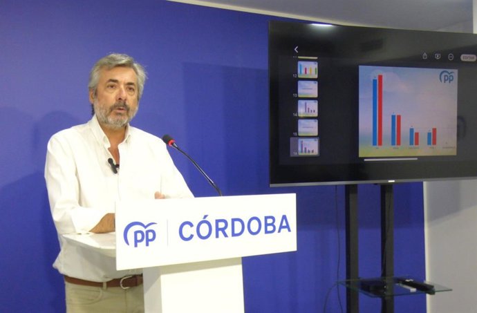 El portavoz del PP en el Ayuntamiento de Córdoba, Miguel Ángel Torrico.