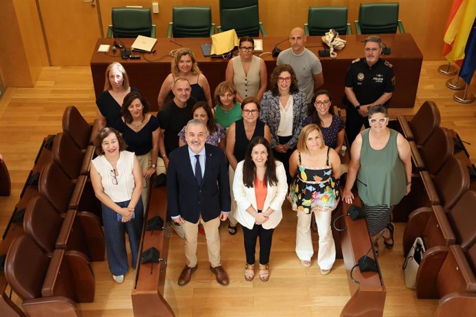 Foto de familia del hermanamiento