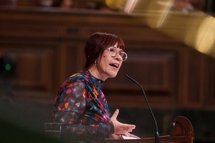 Archivo - Arxiu- La portaveu de Compromis en el Congrés, Águeda Micó, en el Congrés dels Diputats, a 14 de maig del 2025, a Madrid (Espanya). 